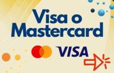 Visa o Mastercard